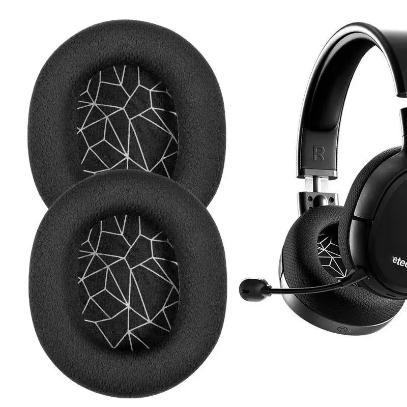 1 Paar Schaumstoff-Ohrpolster für SteelSeries Arctis 1 3 5 7 9 Gaming-Headset, Ersatz-Ohrpolster, elastische Ohrmuscheln