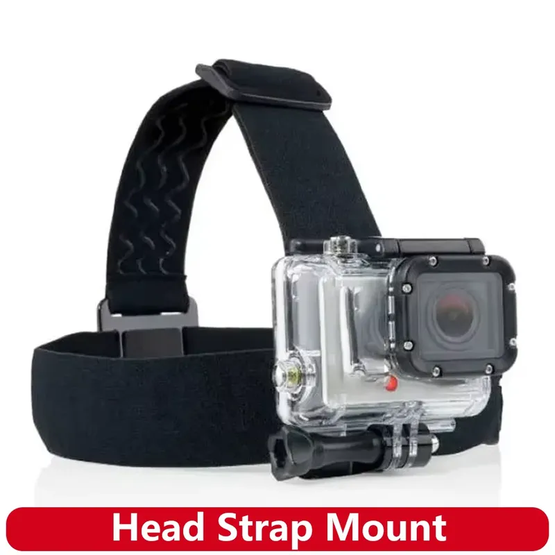 Kopfbandhalterung Stirnbandgürtel für GoPro Hero 13 12 11 10 9 8 7 6 SJCAM SJ4000 AKASO Insta360 DJI Osmo Action-Kamera-Zubehör
