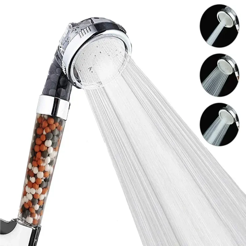 Funktionen Hochdruck SPA Duschkopf Wasser Sparen Handheld Regen Badezimmer Zubehör Anion Filter Dusche für Badezimmer Dekor