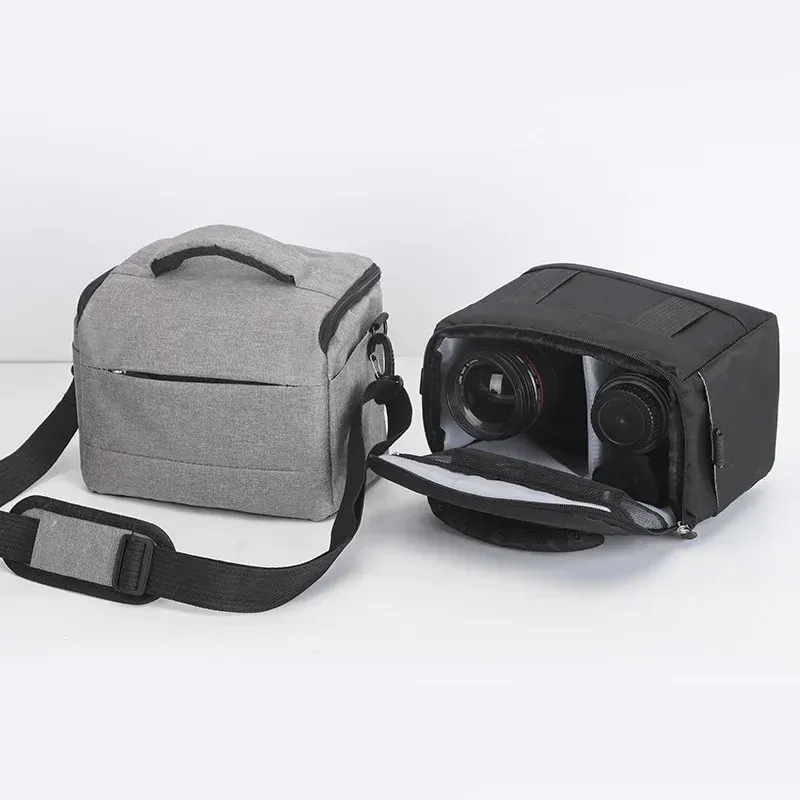 DSLR-Tasche, Handtaschen, Nylon-Umhängetasche, Kameratasche, tragbarer Fotograf für Sony Nikon, Canon, Panasonic, Ausrüstung, Umhängetasche ﻿
