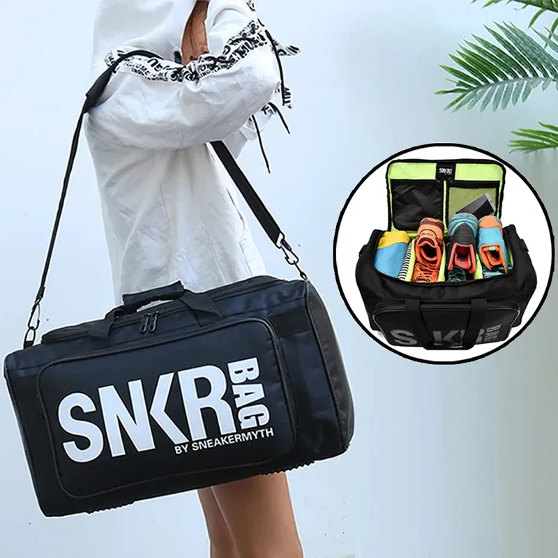 Multifunktionale Reisetasche zur Aufbewahrung von Sportschuhen mit großer Kapazität, Sport- und Fitnesstasche, Balltasche, Schlägeraufbewahrung, Kleidungsaufbewahrung
