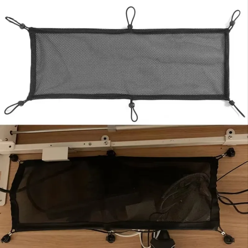 Steckdose Netzwerk tasche unter Schreibtisch Kabel management netz unter Tisch kabel Management Mesh Organizer flexible Draht wickler