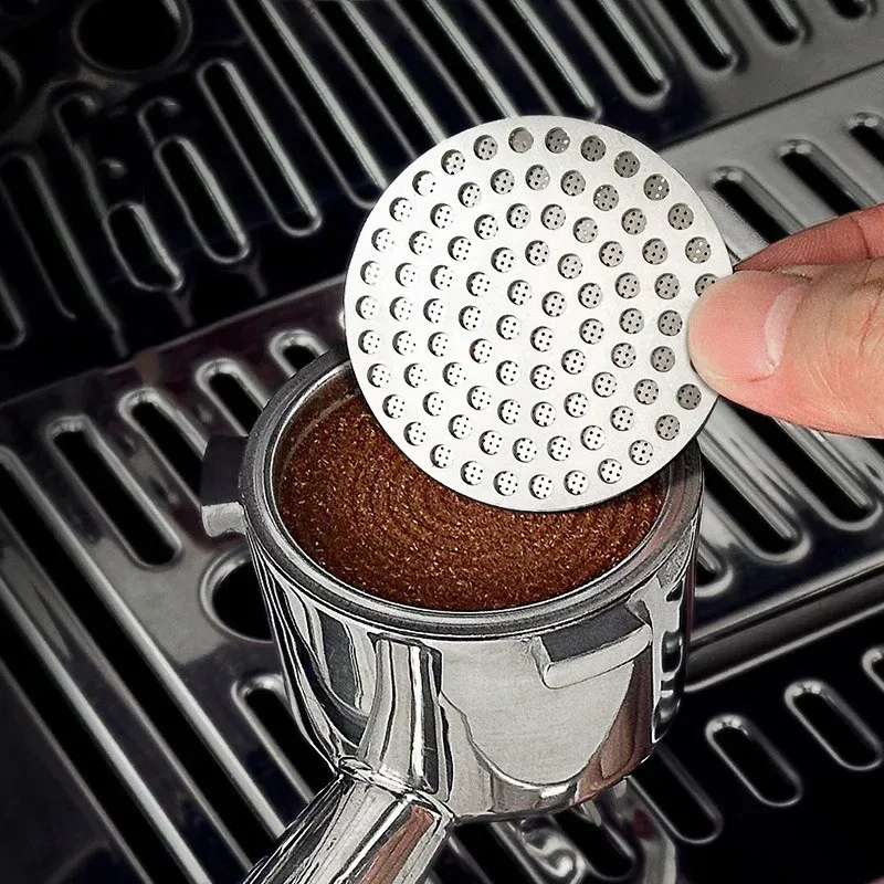 Kaffee Sekundäre Wasserabscheider Edelstahl Kaffeemaschine Griff Wasserabscheider Gesinterte Mesh Filter Filtersieb