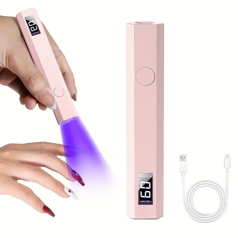YIKOOLIN Mini Handheld UV Licht Schnelle Gel Nagel Trocknen Lampe für Home Salon Werkzeuge Professionelle Nagel Phototherapie Taschenlampe Stift