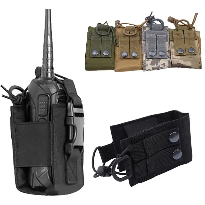 2025, taktische Funktasche, Jagd, Walkie, Talkie-Halter, Interphone, Hängetasche, Molle, Nylon, Magazintasche, Tasche, Caza