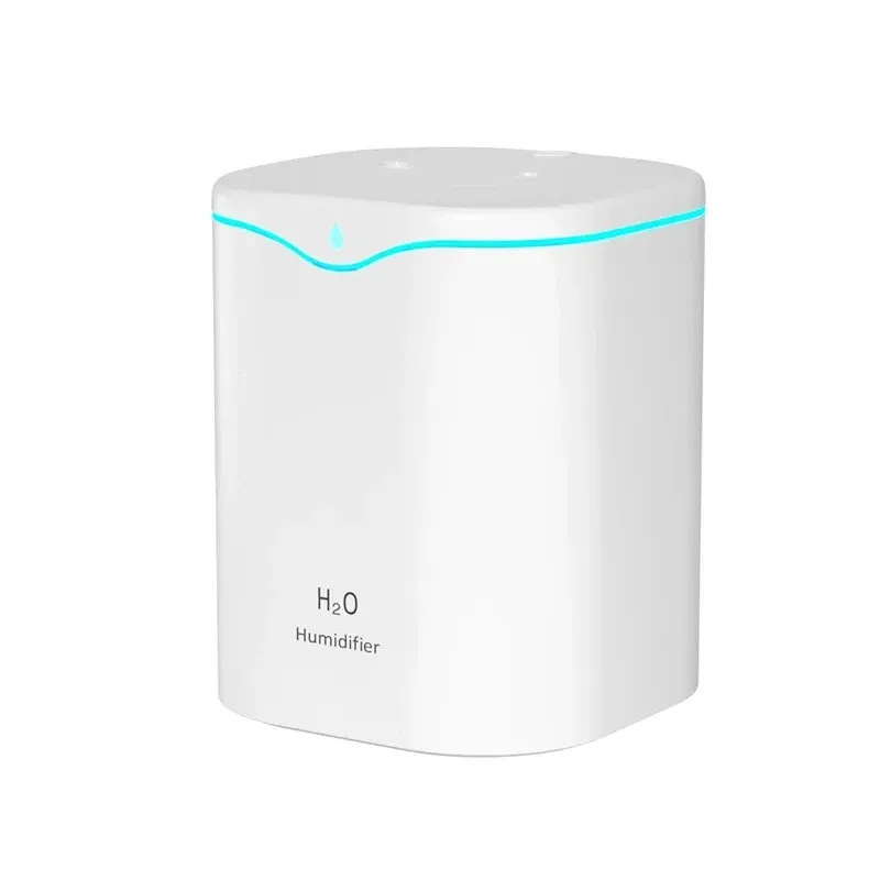 2000ML USB Luftbefeuchter Doppel Spray Port Ätherisches Öl Aromatherapie Humificador Kühlen Nebel Maker Fogger Reinigen für Home Office
