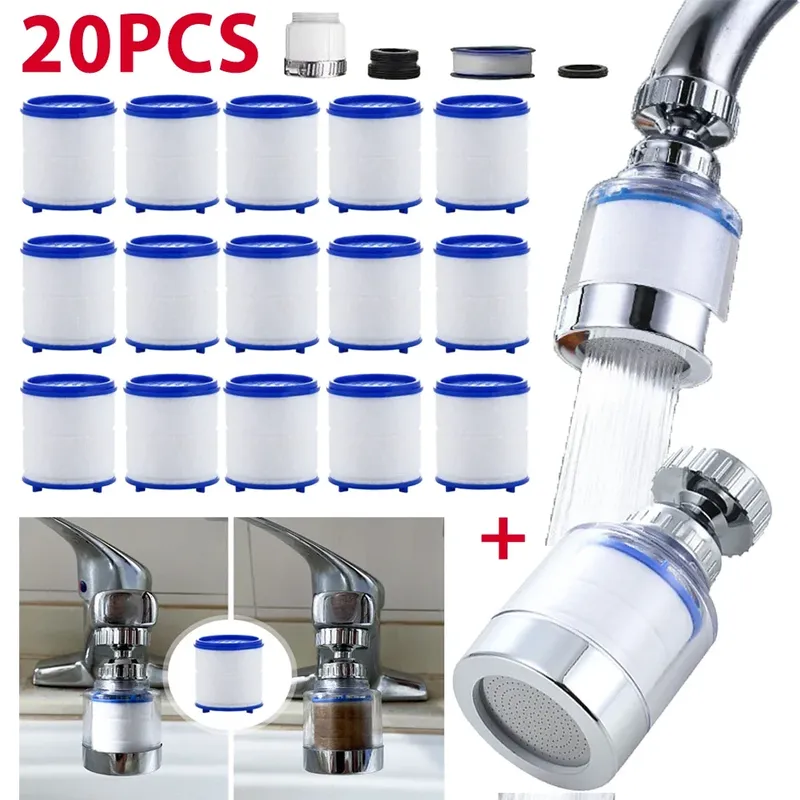 360-Grad-drehbare Wasserhahnfilter, Bubbler-Montage, spritzwassergeschützt, für Haushalt, Küche, Badezimmer, Wasserhahn, Wasser, sauberer Filter, Luftreiniger