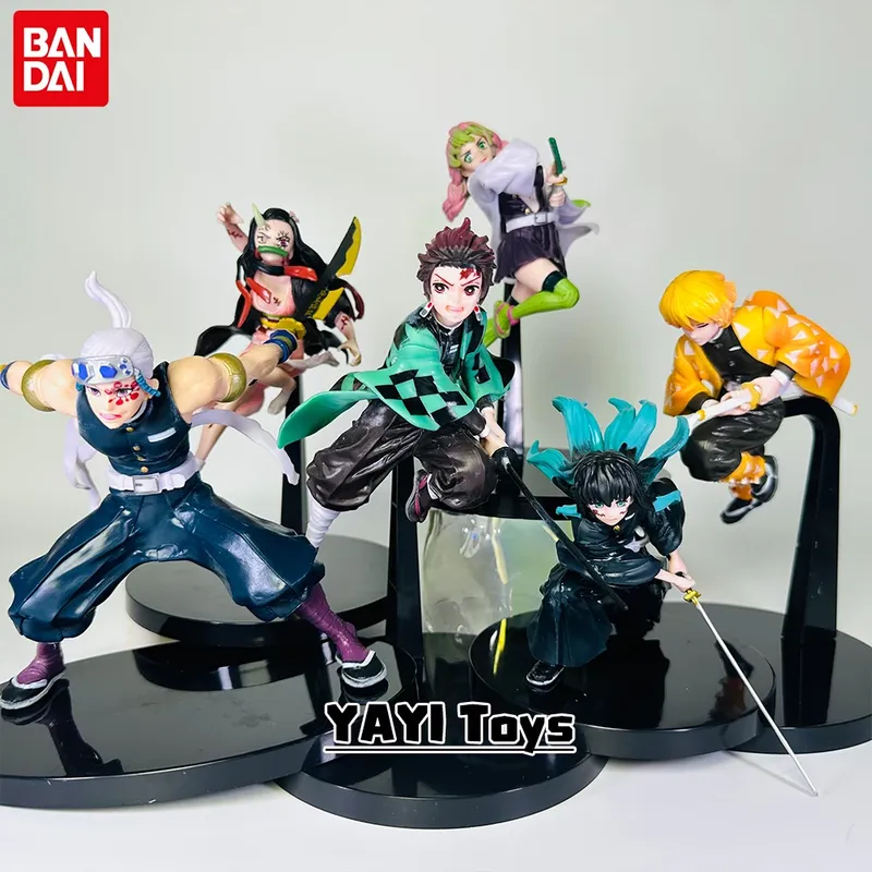 Hot Anime Dämon Sayaer Figur Tanjiro Azuma Zenitsu Anjuro Anime-Modell Ac Bodentemperatur Figre PVC Koc C Bodentemperatur und Y für Machine ds Technik ft