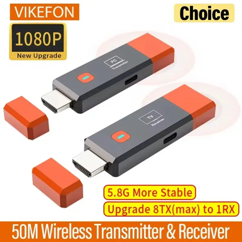 Wireless HDMI-Kompatibel Video Adapter Sender Empfänger Extender TV Stick Dongle Für PC Kamera Laptop Zu Projektor Monitor