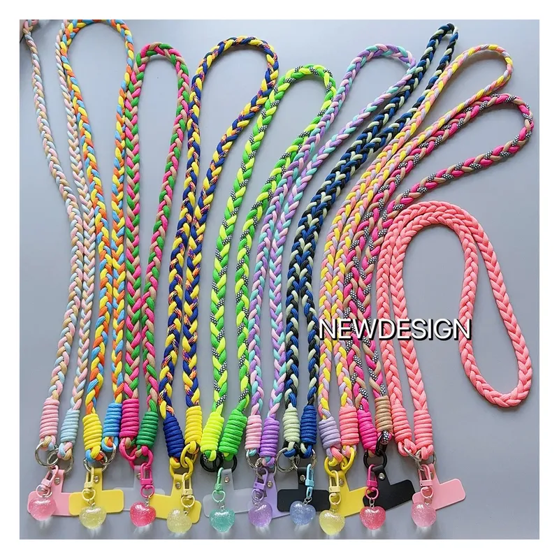 Kreative Cartoon Handy Universal Lanyard Crossbody Lange Seil Lanyard Seil Cartoon Dekorative Anhänger Zubehör