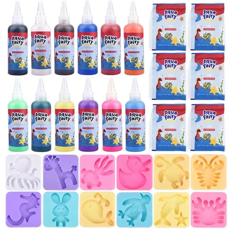 Kinder Handgemachte DIY Handwerk Malerei Aufkleber Montessori Bildung Origami Magie Wasser Elfen Kit Set Spielzeug Kinder Geschenk Kinder Handwerk - 4.63 EUR