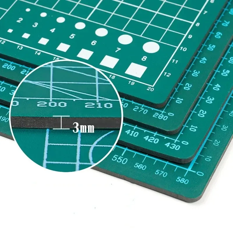 A2 A3 A4 A5 PVC Schneidematte Doppelseitige Selbstheilung Bord Patchwork Werkzeuge DIY Manuelle Handwerk Künstler Schneiden Messer schläger Kit