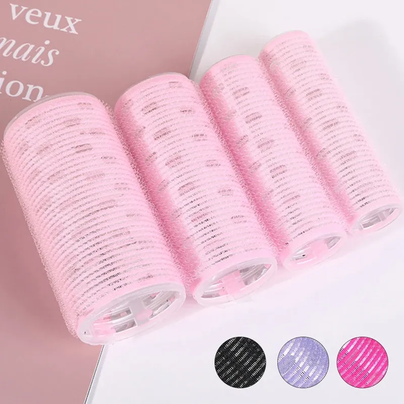 1Pcs Lockenwickler Selbst Grip Lockenwickler Lazy Curler Seide Curling Band Lockenwickler Heatless Curling Stange Haar Styling Werkzeuge