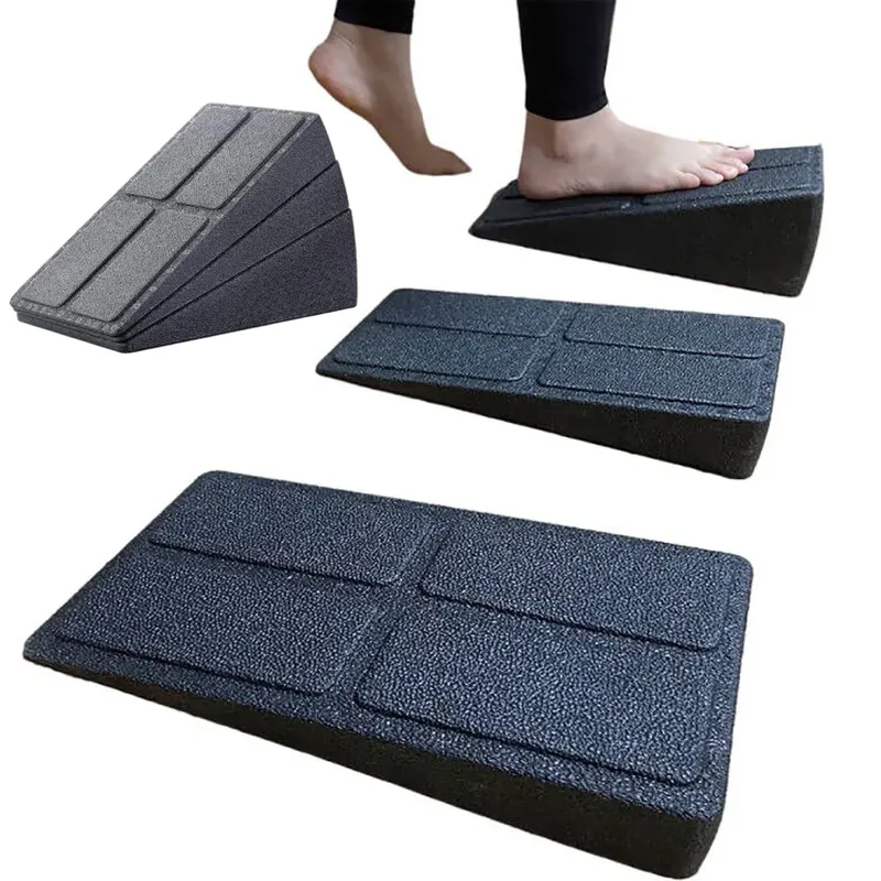 Yoga-Keil-Stretch-Schrägbretter, verstellbare Neigung, Schrägbrett, Kniebeugen-Keilblock, verbessert die Kraft des unteren Beins, Übung, Fitnessstudio, Fitness