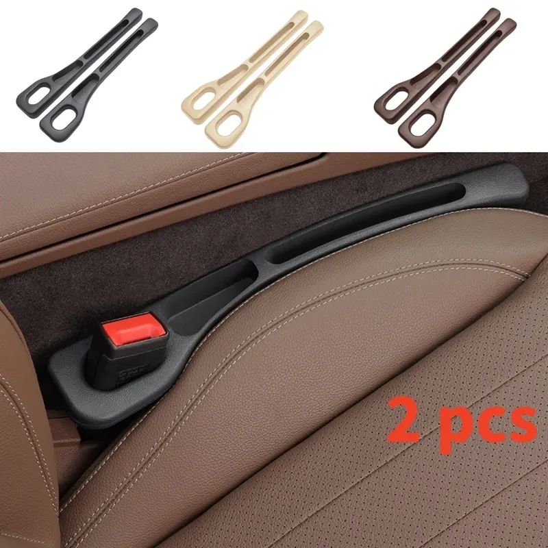 2pc Auto Sitz Lücke Füllstoff Organizer Pu Wasserdichte Auto Sitz Lücke Stecker Streifen mit 2 Rillen Sitz Lücke Lagerung auto Innen Zubehör