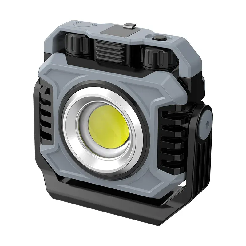 Mini Magnetisches Arbeitslicht Multifunktions Wiederaufladbare Tragbare COB Taschenlampe 5000 mAh Camping Taschenlampe Flutlicht Eingebaut 26650