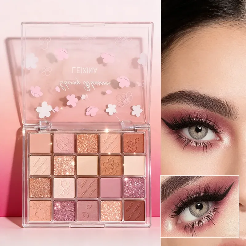 20-Farben-Lidschattenpalette mit Glitzer-, Schimmer- und Matt-Finish – Instagram-Make-up-Palette