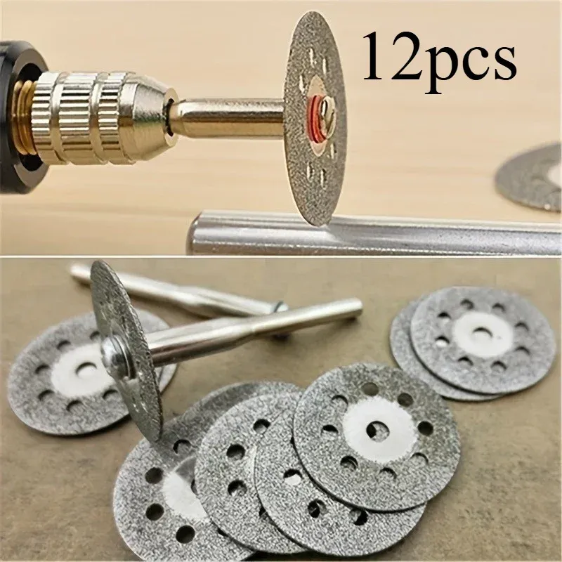 12 Teile/satz 22mm Hss Trennscheibe Kreissäge Klinge Metall Cut Off Schleif Werkzeuge Für Dremel Dreh Werkzeug schneiden klinge