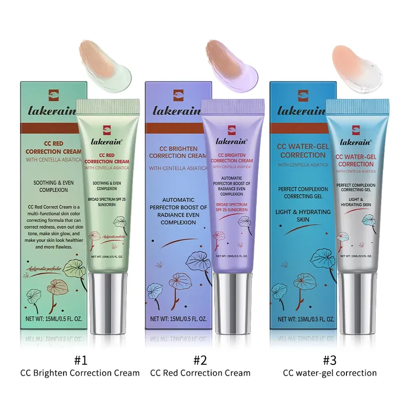 3 stücke cc Creme Farbwechsel flüssige Foundation Cen tella koreanische High Coverage Foundation Foundation Creme für Gesicht Basis Make-up