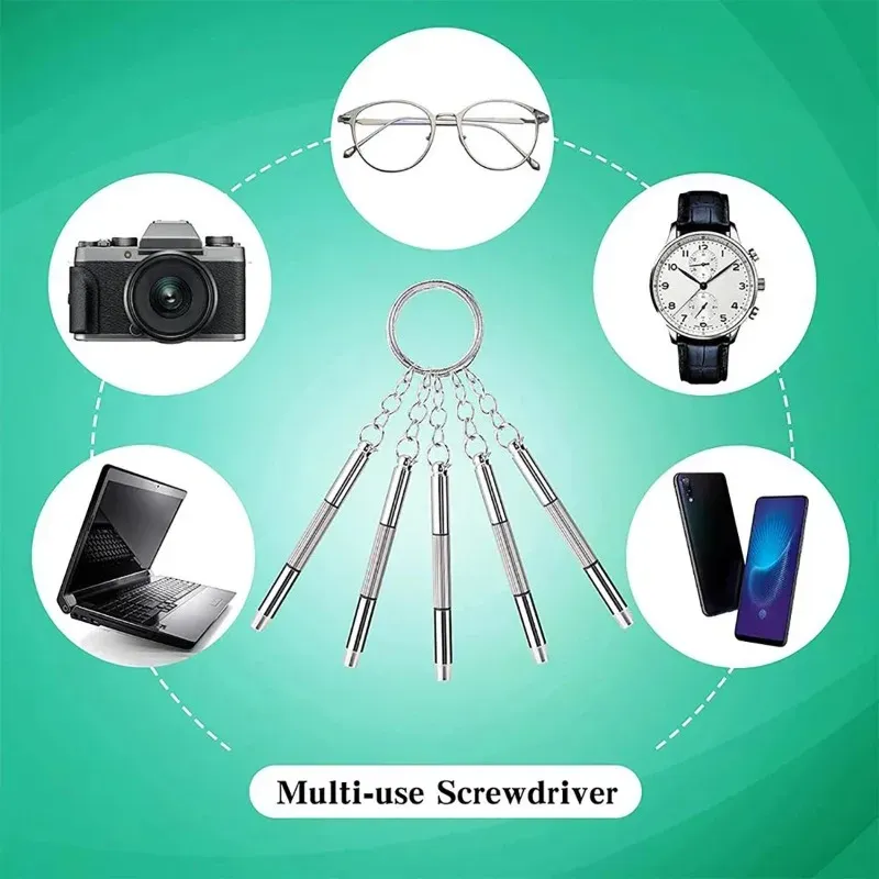 1/2/3/4 stücke Mini 3 in1 Schraubendreher Brillen Optische Brillen Tragbare Brillen Uhr Praktische Haushalt Hand Werkzeug