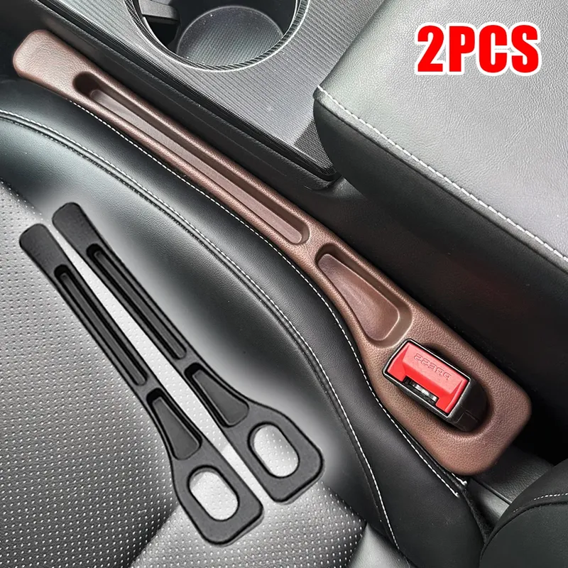 2Pcs Auto Sitz Lücke Füllstoff Sitz Spalt Lagerung Box Tasche Zwischen Sitze Konsole Organizer Dekoration Innen Auto Zubehör