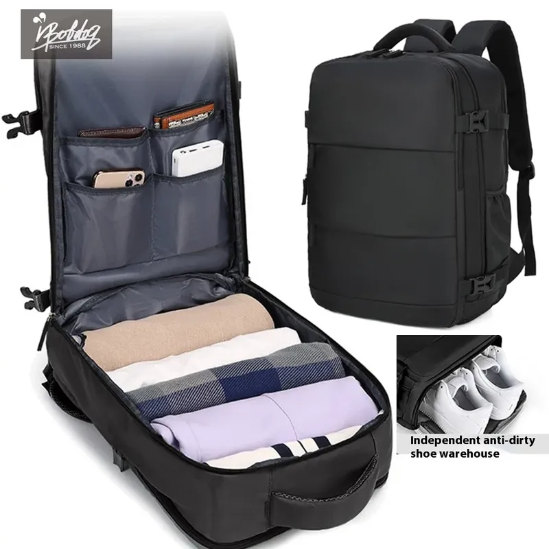 Rucksack 40x20x25 Ryanair, Reiserucksack für Damen und Herren, Handgepäckrucksack für persönliche Gegenstände, Business Weekender Laptop-Rucksack