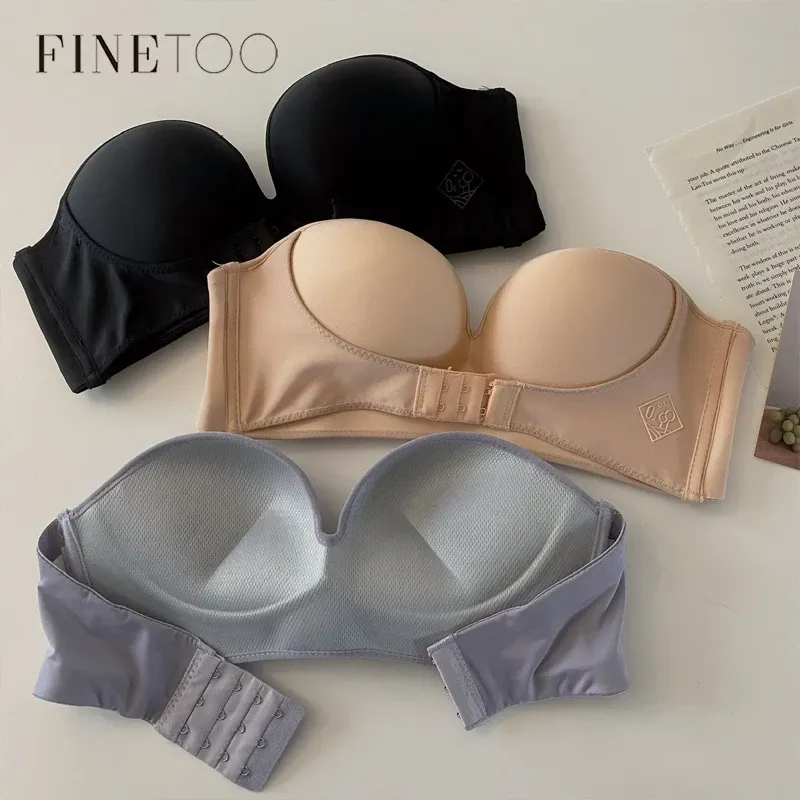 FINETOO Verschluss Vorne Liebsten Bh Für Frau Sexy Unsichtbare Bhs Unterwäsche Weibliche Push-Up Büstenhalter einteiliges Drahtlose Bralette - 4.64 EUR