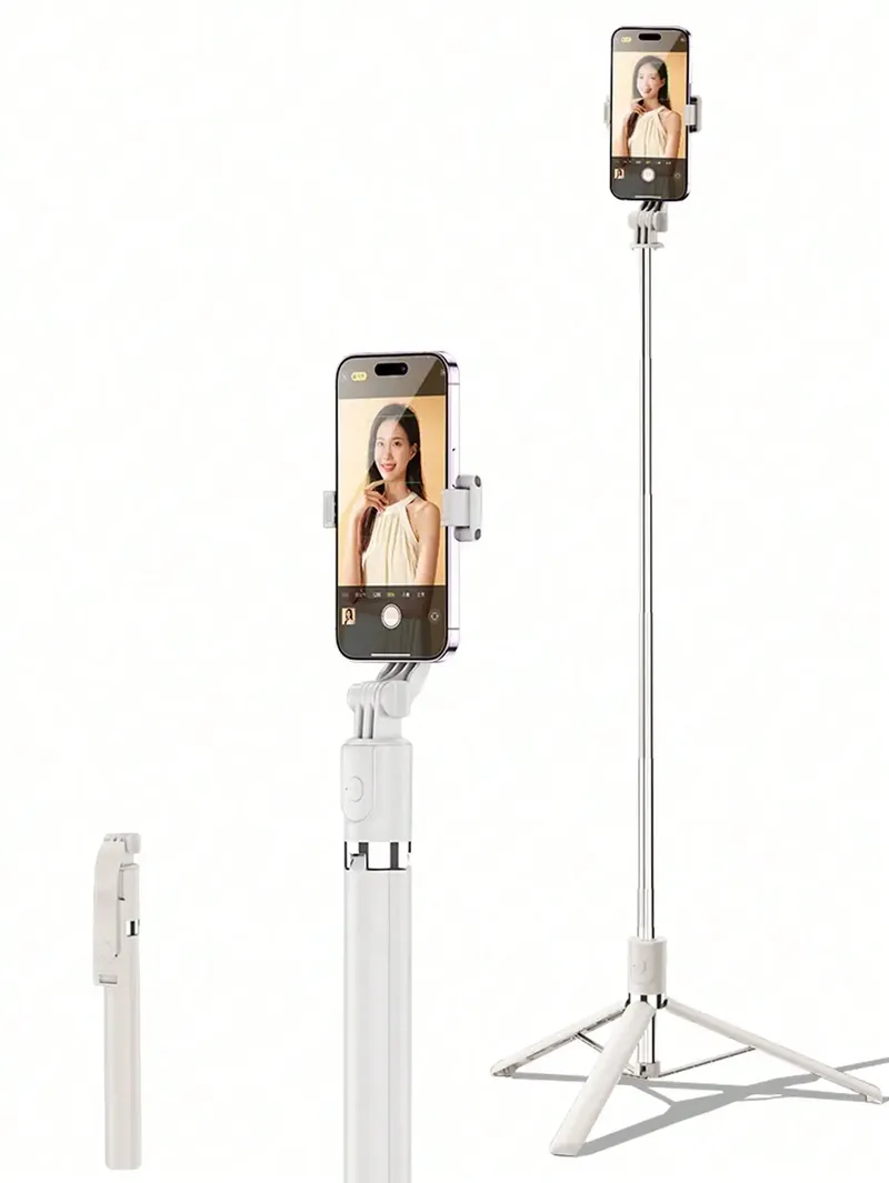 1700mm Selfie Stick Drahtlose Selfie Stick Telefon Stativ Ausziehbarer Ständer Faltbare Einbeinstativ Für Smartphones Balance Steady Shootin