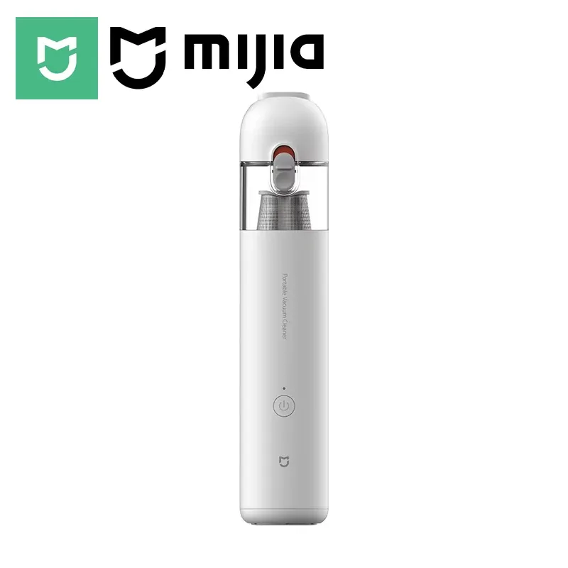 MIJIA Handstaubsauger, kabellos, 13KPa Saugkraft, für Zuhause und Auto, tragbarer Akku-Staubsauger, maximale Akkulaufzeit 30 Minuten.