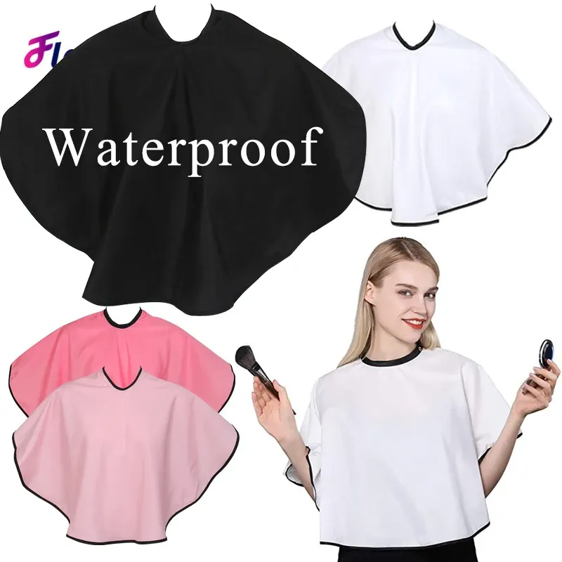 Must Have Makeup Cape Hair Cutting Barber Cape Wasserdichter Haarschnitt Lätzchen Färben Haarschürzen Cape Professionelles Haarstyling-Werkzeug