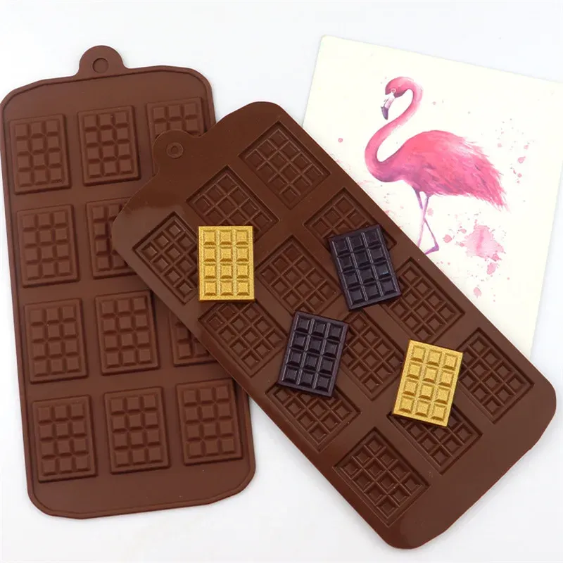 Schokoladenstückchen-Silikonform für Muffin, Cupcakes, antihaftbeschichtet, Donut, antihaftbeschichtet, zum Backen, Kekse, dünne Waffelform, Tablett, Küchenhelfer