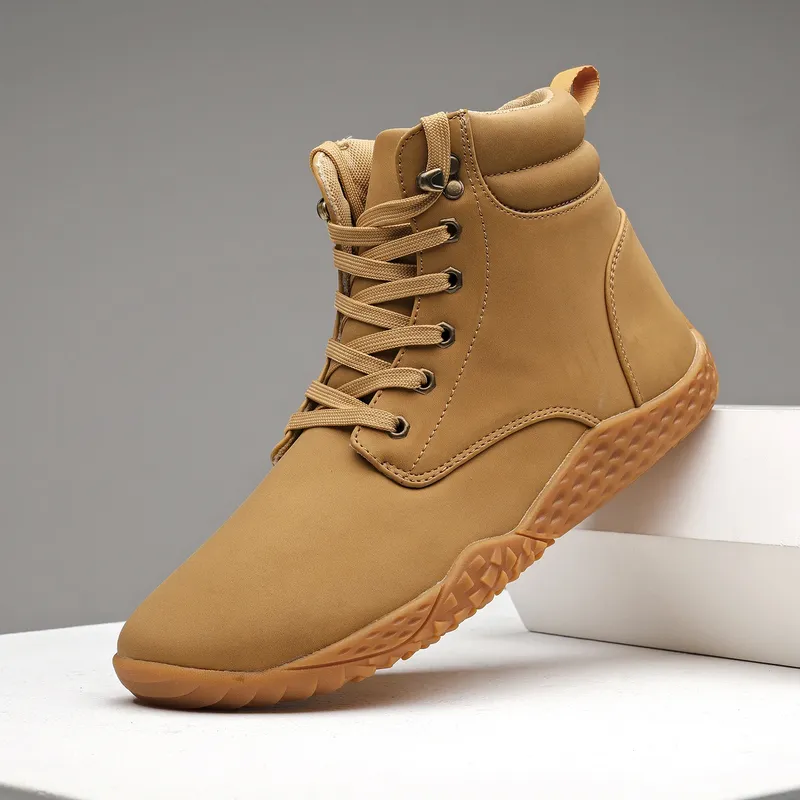 Barfußschuhe für Erwachsene, Cross-Trainer, breite Zehenbox, Herren, breite, minimalistische Zero-Drop-Sohle, lässige Strick-Walking-Turnschuhe, große Größe