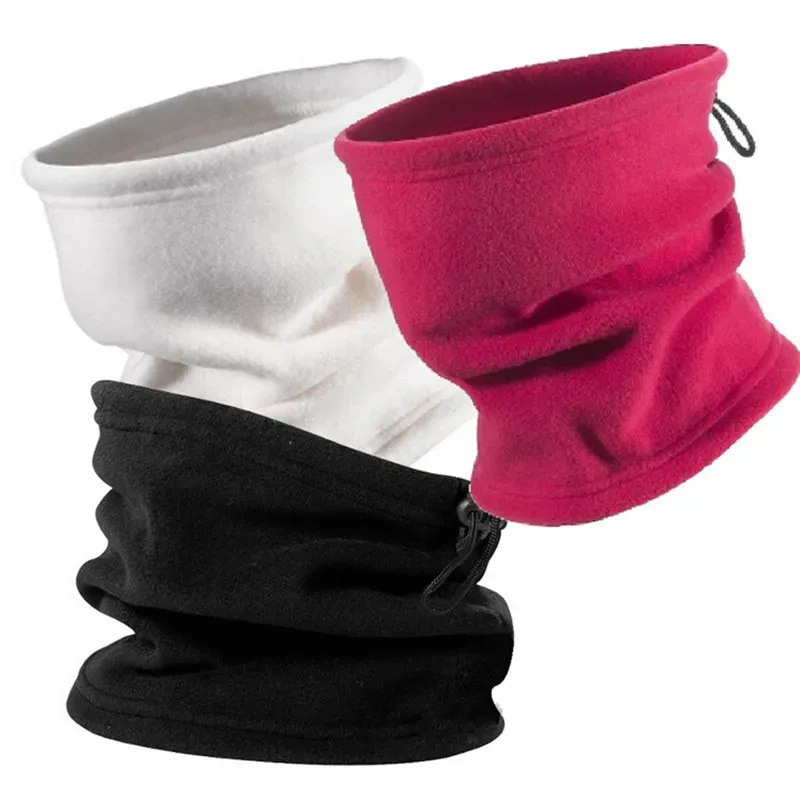 Polar Fleece Halswärmer Snood Schal Mütze Unisex Thermo Ski Wear Snowboard Gesichtsmaske Winter Outdoor Radfahren Halswärmer