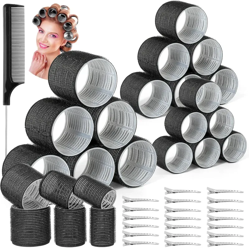 Lockenwickler in verschiedenen Größen für DIY Lazy Hair Styling, Air Bangs Lockenwickler, Lockenwickler aus Kunststoff