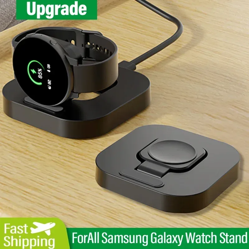 Uhr Drahtlose Ladegerät Stehen Für Samsung Galaxy Uhr 6 5 4 3 Pro 45/40/44mm aktive 2 Klassische Typ C Schnelle Lade Dock Station