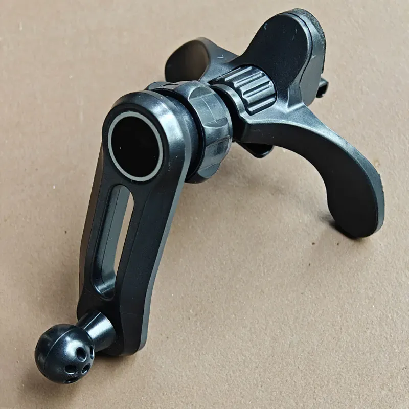 17 mm Kugelkopf Basis Auto Lüftungshalter Zubehör 360 °   Drehbarer Luftauslass-Telefonhalter, universeller Y-förmiger Basis-Autohalterungsclip