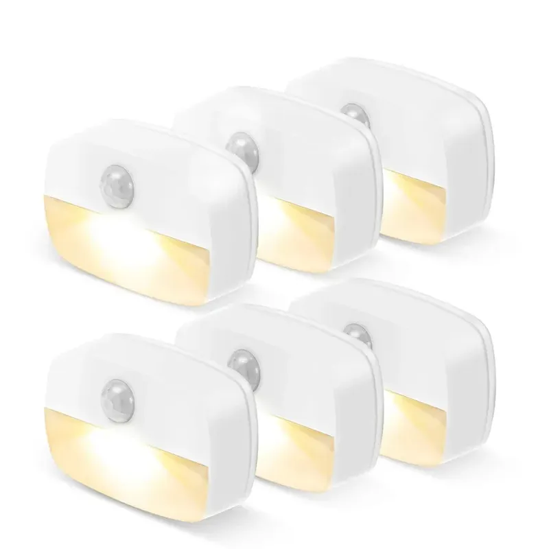 Auto ON/OFF LED Smart Nacht Lampe Unter Schrank Licht PIR Motion Sensor Küche Schlafzimmer Licht für Nacht Schrank schrank Treppen