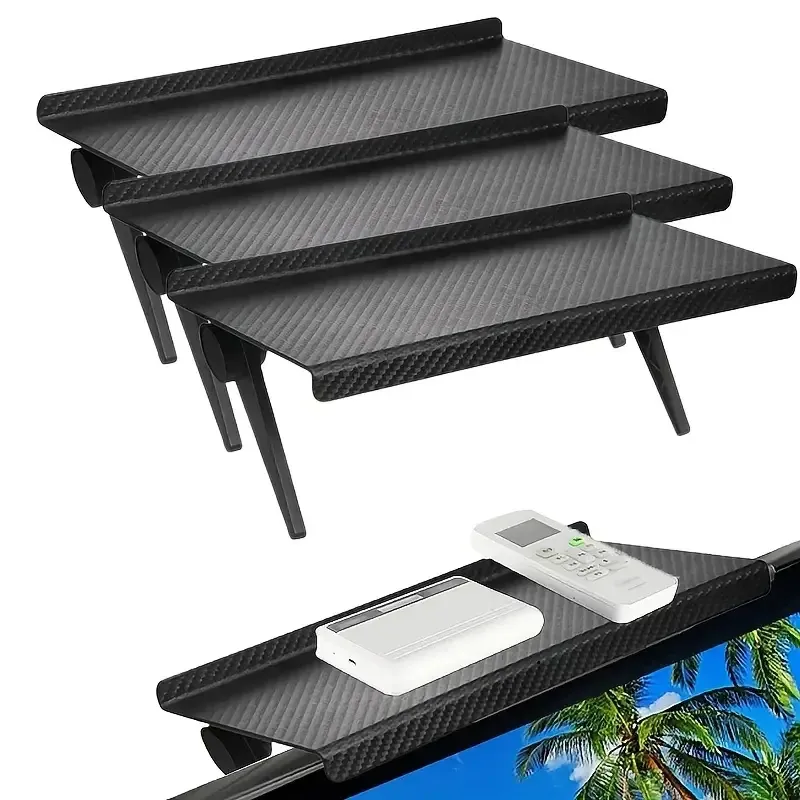 1pc Home Organizer Einstellbare TV Bildschirm Top Regal Rack Computer Monitor Desktop Display-ständer TV Rack Router Lagerung Rack halter