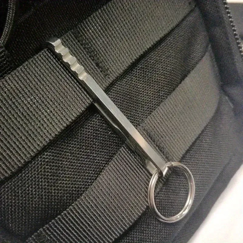 Outdoor EDC Multifunktionswerkzeug Geldbörse Edelstahl Schlüsselanhänger Schlüsselanhänger Verschluss Karabiner Geldscheinklammer Campingzubehör - 3.37 EUR