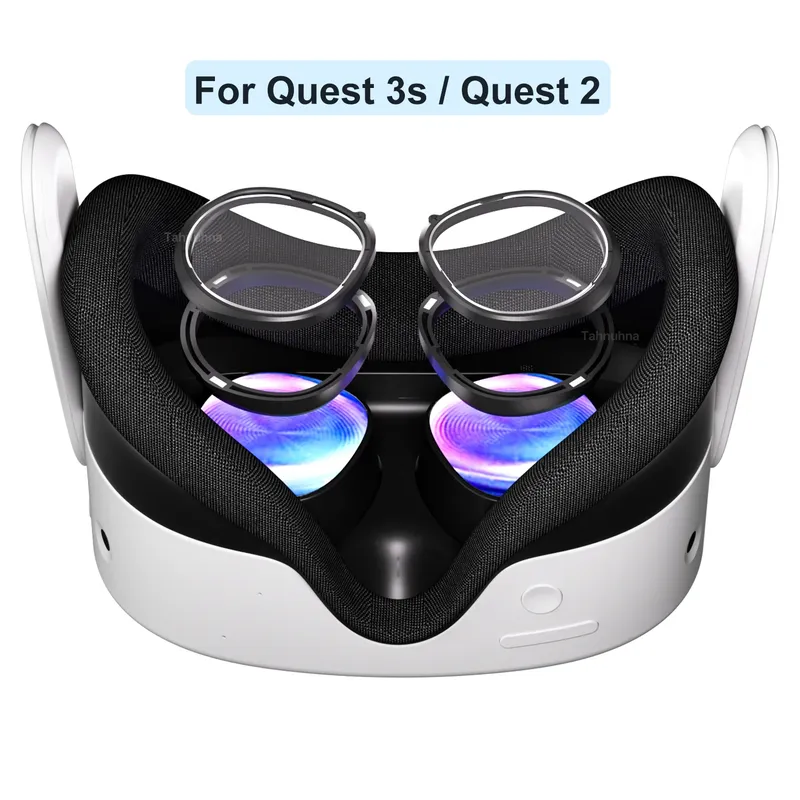Für Quest 3S/Quest 2 Objektiv Myopie Anti-Blau Gläser Magnetische Brillen Rahmen VR Rezept Linsen Für Meta Quest 3s Zubehör