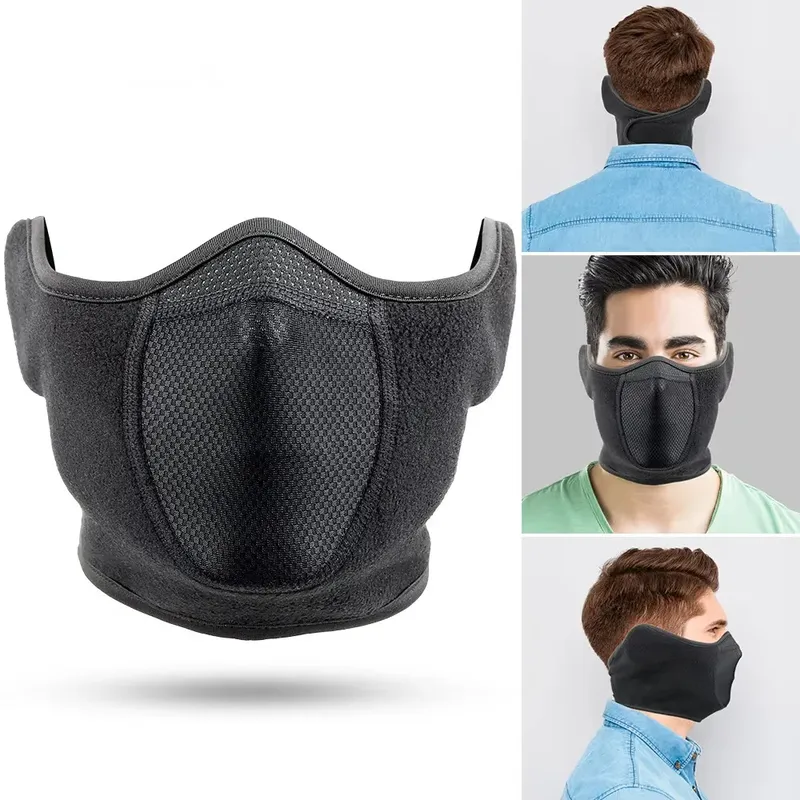 Halswärmer für kaltes Wetter, Ohrabdeckung, Fleece, Thermoschal, Maske, Gesichtsbandana, Skifahren, Radfahren, Sport, Snowboard, Wandern, Männer und Frauen, Winter
