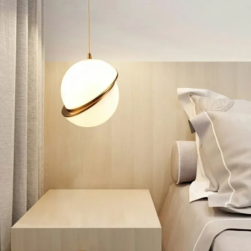 Nordic Hängen Lampe Für Esszimmer Wohnzimmer Schlafzimmer Nacht Café Ball Lampenschirm Kronleuchter Indoor Hause Decor Beleuchtung Leuchte