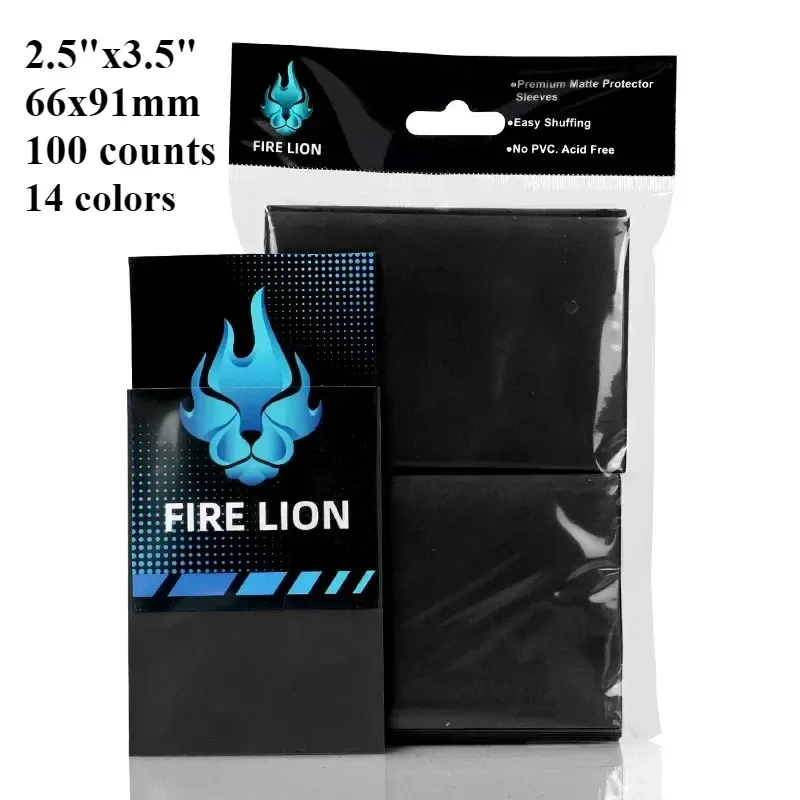 2,5"x3,5" 66x91mm 100 Counts Kartenhüllen für Brettspiele in Standardgröße für MTG Magic The Gathering Pokemon Sport Sammelkarten