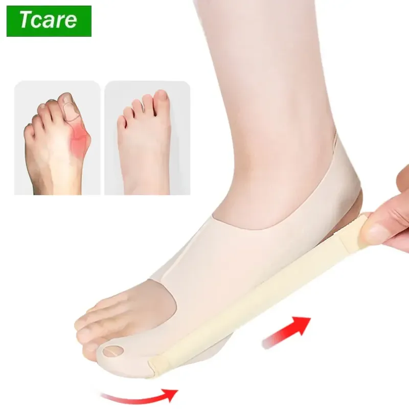 1 Stück Bunion Corrector Socken, bequem, atmungsaktiv, für Tag/Nacht, Unterstützung Hallux Valgus, Schmerzlinderung, rutschfest, Glätteisen für große Zehen
