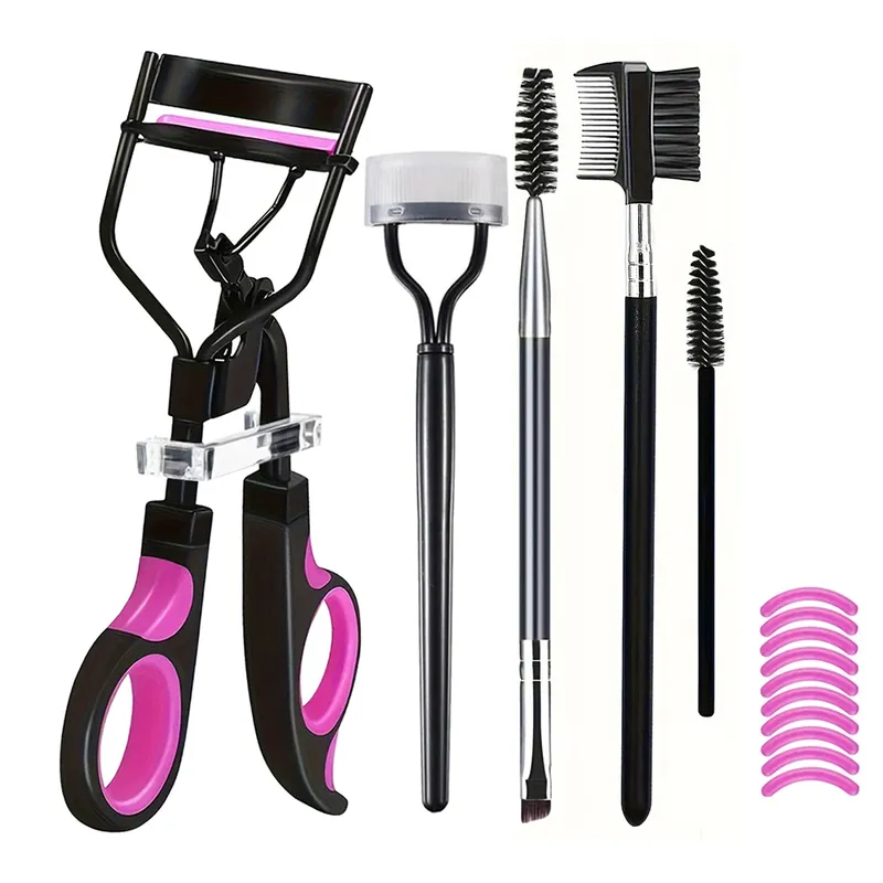 7/15 stücke Wimpern Curler Set Mit Ersatz Pads Für Frauen Wimpern Curling Pinzette Clips Lash Mascara Zauberstäbe Pinsel Make-Up-Tool