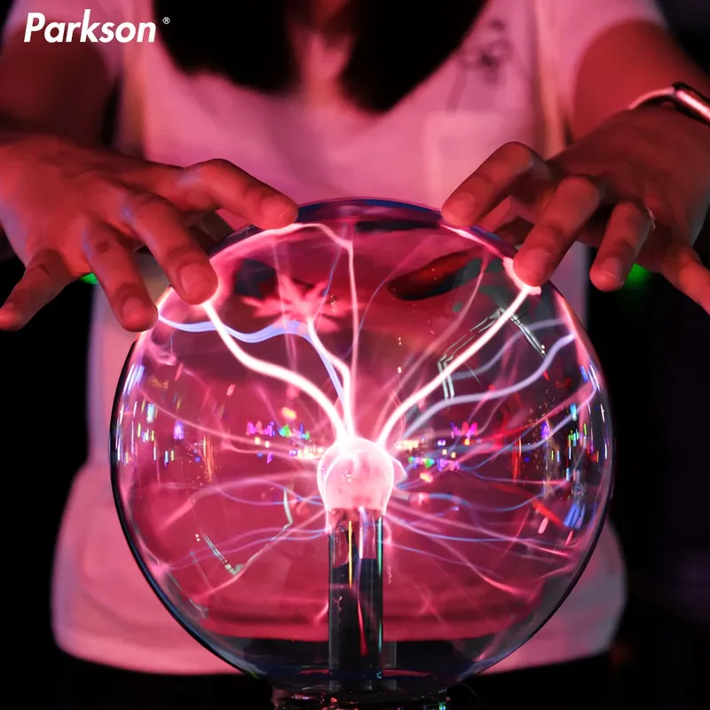 Magische Kristall Plasma Ball Lampe 3/4/5/6/8 Zoll LED Nachtlicht Kind Geburtstag Weihnachten Geschenk Beleuchtung Schlafzimmer Dekor Neuheit Lampe