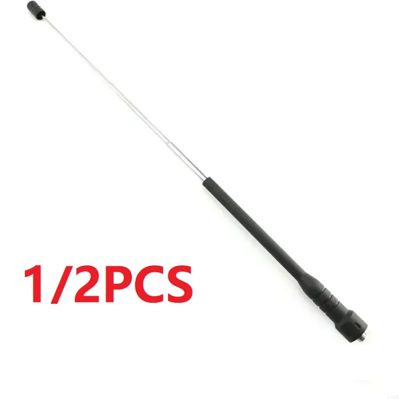 1/2PCS SMA-F Stange Teleskop Ausziehbare Verstärkung Dual Band Antenne für Baofeng UV-5R UV-82 BF-888S Walkie Talkie TYT DMR Ham CB Radio
