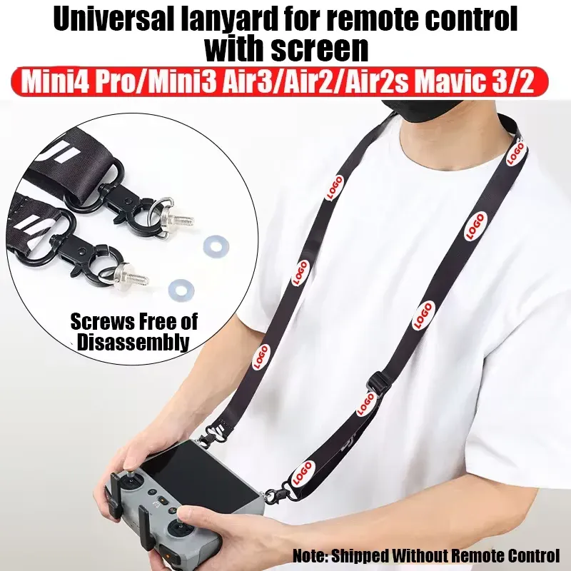 Lanyard für DJI RC & RC 2 & RC Pro Controller, DJI Mini 4 Pro Lanyard RC-Umhängeband, kompatibel mit DJI Mini 3 Pro/Mavic 3/Air2
