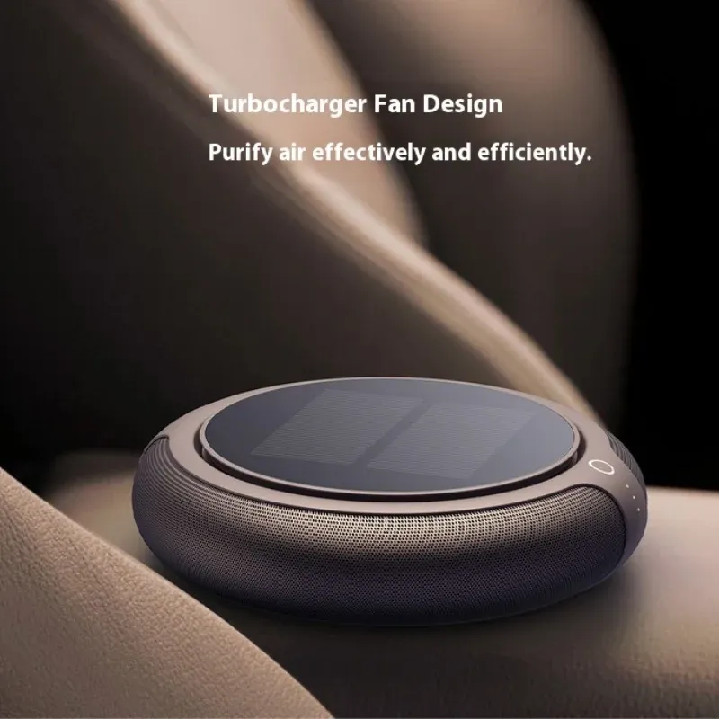 Auto-Luftreiniger, solarbetriebener Aroma-Diffusor, Lufterfrischer für Fahrzeug, Zuhause, Schreibtisch, elektrische Gadgets mit Filter