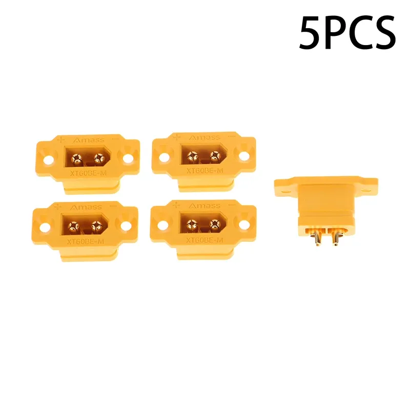 5 stücke Schwarz Gelb XT60BE-M Männlich Rundstecker Draht Kabel Stecker Wasserdichte Abdeckung Für RC FPV Ladegerät Batterie Motor ESC